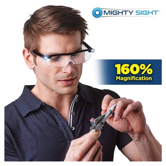 Two Pair Mighty Sight LED Magnifying Glasses - Picture 11 of 12